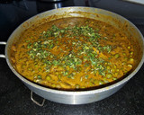 Indiai, gombás-zöldborsó curry (Matar Mushroom) recept fázis 9 fotója