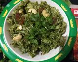 ગ્રીન હરિયાળી પુલાવ (Green Hariyali Pulao Recipe In Gujarati) રેસીપી સ્ટેપ6ફોટો
