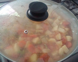 Foto del paso 6 de la receta: Atún con papas y garbanzos al wok