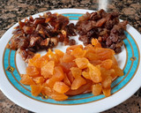 Foto del paso 1 de la receta: Tortilla de espinaca y fruta seca