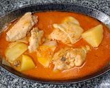 A picture of step 7 of Chicken Massaman Curry.