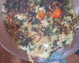 Foto del paso 4 de la receta: Tortilla de kale y vegetales 🥚