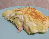 Foto del paso 3 de la receta: Patatas con jamón y queso gratinadas