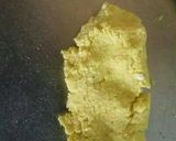 A picture of step 6 of Kesar Chenna dip.