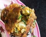 A picture of step 6 of Cheesy Spinach Chickpea Kababs.