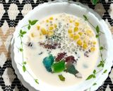 Gambar langkah 5 resipi Bubur Locong Jagung.