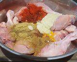 A picture of step 1 of Chicken tandoor.