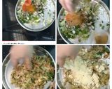 A picture of step 2 of Louki Pakoda/kofta Curry.