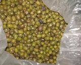 A picture of step 3 of Saag dal sarson,bathwa or palak.
