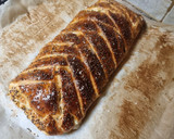 Foto del paso 8 de la receta: Trenza de champiñones, espinacas, huevo duro y salmón ahumado