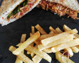 Foto del paso 7 de la receta: Sándwich de pollo mechado