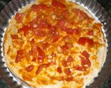 A picture of step 3 of Flower petal pizza.