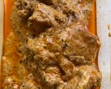 A picture of step 1 of Creamy spaghetti from left over Handi.