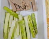 豆皮蘆筍素火腿捲的食譜步驟1照片