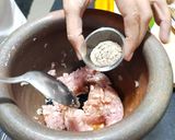 รูปขั้นตอนการทำที่ 3 ของ ติ่มซำเต้าหู้ไข่หน้าหมูสับ