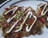 Foto del paso 4 de la receta: Pancakes salados con salsa oriental...🤔