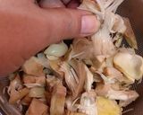 A picture of step 4 of Palakkai Kurma /Jackfruit Kurma.