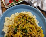 Pikáns gombapörkölt (vegán) recept fázis 5 fotója