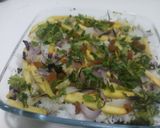A picture of step 6 of Hyderabadi dum biryani.