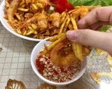 Hình bước làm 6 của món Bánh tôm chiên 🍤🍤🍤