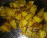 A picture of step 1 of Aloo Masala Curry.