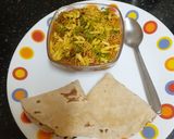 A picture of step 6 of Kathiyawadi Sev Tameta Nu Saak (Dhaba Style).