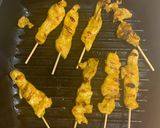 A picture of step 5 of Chicken Satay.