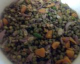 A picture of step 2 of Spicy green grams samosas.