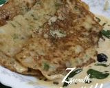 A picture of step 4 of Jowar Dosas/Sorghum Flour Dosas with Rice.