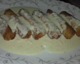 A picture of step 5 of Shahi tukray Roll ups.