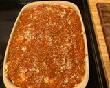 A picture of step 5 of Lasagna.