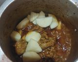 A picture of step 4 of Aloo keema recipe.