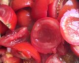 Cukkinis-padlizsános lecsó tojásban megforgatva recept fázis 7 fotója