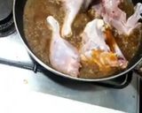 A picture of step 3 of Murgh Chanay dhaba style.