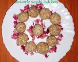 A picture of step 5 of Sesame seeds laddu.