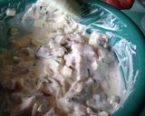 A picture of step 7 of Matjes Herring Salad (Matjesfilet Hausfrauenart).