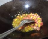 A picture of step 2 of ABC (aloo,beans,carrot) mix veg sabzi.
