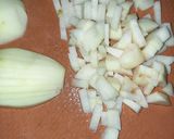 A picture of step 1 of Spanish Omelette.
