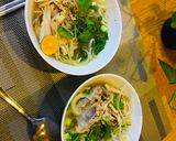 Hình bước làm 4 của món Miến gà xé phay