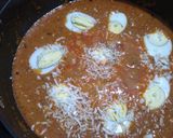 A picture of step 4 of Egg lababdar.