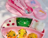 Hình bước làm 5 của món Đậu hủ trứng chà bông (baby food)