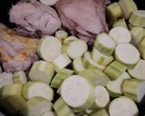 عکس مرحله 2 از دستور خوراک مرغ و کدو chicken and zucchini 🥘