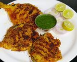 A picture of step 6 of Fish Rava Fry.