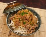 A picture of step 8 of Japanese Pork Rice Bowl - Butadon.