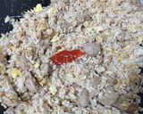 Foto langkah ke 4 dari resep Nasi goreng bakso.
