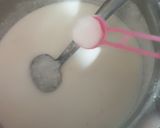 A picture of step 9 of Tricolour's idli with sambar.