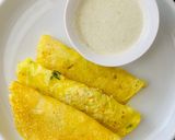 तवसाळी घावणे (tavsali ghavne recipe in marathi) रेसिपी स्टेप 2 फोटो 