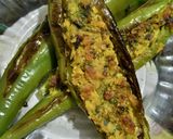 A picture of step 3 of Stuffed chilly.