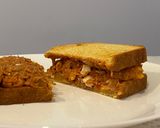 A picture of step 6 of Tuna Kimchi Sandwich 🥪.