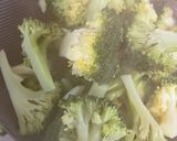 A picture of step 1 of Air fryer Broccoli.
